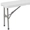 Flash Furniture Plastc Bench, 11"Wx72"L, Folding, White DAD-YCD-183Z-2-GG - alternate 7