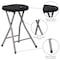 Flash Furniture Foldable Stool, Black, Plastc DAD-YCD-30-GG - alternate 4
