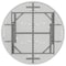 Flash Furniture Round Wh 60Rnd Plastic Fold Table, 60" W, 60" L, 29" H, Plastic Top, White DAD-YCZ-154-GW-GG - alternate 9