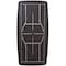 Flash Furniture Rectangle Brn Rattan 30X96 Fold Table, 32.5" W, 67.5" L, 28.75" H, Plastic Top, Brown DAD-YCZ-172-GG - alternate 2