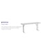 Flash Furniture Rectangle Fold Training Table, Wht, 18X72, 18" W, 72" L, 29" H, Plastic Top, White DAD-YCZ-180-GW-GG - alternate 4