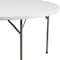 Flash Furniture Round Wh 60Rnd Plastic Fold Table, 60.75" W, 60.75" L, 29.25" H, Plastic Top, White DAD-YCZ-1-GW-GG - alternate 4