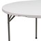 Flash Furniture Round Wh 60Rnd Plastic Fold Table, 60.75" W, 60.75" L, 29.25" H, Plastic Top, White DAD-YCZ-1-GW-GG - alternate 9