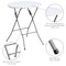 Flash Furniture Round Wh 24Rnd Plastic Fold Table, 24" W, 24" L, 29.375" H, Granite White DAD-YCZ-80R-1-SM-GW-GG - alternate 6