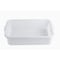 Tablecraft Drain Box, .25" Holes, Wht, Hdpe, 21"X16"X5" DBF1529 - alternate 3