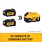 Dewalt 20.0V Li-Ion Battery,  6.0Ah Capacity (2 Pack) DCB206-2
