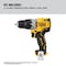 Dewalt Cordless Hammerdrill, 12.0V, Chuck 3/8In, Voltage: 12.0 V DCD706B - alternate 2