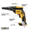 Dewalt 20V MAX* XR Versa-ClutchTM Adjustable Torque Screwgun (Bare) DCF622B - alternate 6