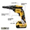 Dewalt 20V MAX* XR(R) VERSA-CLUTCH(TM) ADJUSTABLE TORQUE SCREWGUN KIT DCF622M2 - alternate 4
