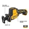 Dewalt XTREME 12V MAX* Brushless One-Handed Cordless Reciprocating Saw (Tool Only) DCS312B - alternate 9