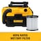 Dewalt 20V MAX(R), Portable Shop Vacuum, 2 gal, HEPA, 31 cfm DCV581H - alternate 10