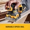 Dewalt 20V MAX* XR(R) Brushless Cordless 1/4 Sheet Variable Speed Sander (Tool Only) DCW200B - alternate 6
