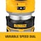 Dewalt 20V MAX* XR(R) Brushless Cordless Compact Router DCW600B - alternate 9