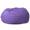 Flash Furniture Bean Bag Chair, 42 in W 42" L 19" H DG-BEAN-LARGE-SOLID-PUR-GG - alternate 3