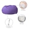Flash Furniture Bean Bag Chair, 42 in W 42" L 19" H DG-BEAN-LARGE-SOLID-PUR-GG - alternate 5