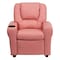 Flash Furniture Kids Recliner, 21-1/2" to 36-1/2" x 27", Upholstery Color: Pink DG-ULT-KID-PINK-GG - alternate 8