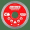 Diablo DiamondSawBlade, Diam:4", Arbor:5/8", 7/8" DMADC0400 - alternate 1