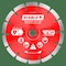 Diablo DiamondSawBlade, Diam:9", Arbor:5/8", 7/8" DMADS0900 - alternate 1