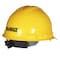 Dewalt Hard Hat, High Density Polyethylene, 6 Point Ratchet, Yellow DPG11-Y - alternate 2