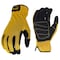 Dewalt Mechanics Gloves, Slip On Cuff, Yellow, L DPG222L - alternate 1