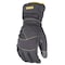 Radians Cold Protection Gloves, Water/Oil Resistant Palm, Fleece Liner Lining, Black, L DPG750L - alternate 2