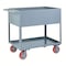 Little Giant Flat Handle Deep Shelf Utility Cart, 3600 lb Load Capacity, 2 Shelves, 54 in L, 24 in W, 38 in H DS2448X126PY - alternate 2
