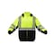 Gss Safety Hi-Vis Heavy Weight Sweatshirt, 100% Polyester, Class 3 Type R, Lime/Black, L 7511-LG - alternate 4