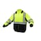 Gss Safety Hi-Vis Heavy Weight Sweatshirt, 100% Polyester, Class 3 Type R, Lime/Black, L 7511-LG - alternate 2