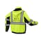 Gss Safety Hi-Vis Heavy Weight Sweatshirt, 100% Polyester, Class 3 Type R, Lime/Black, XL 7511-XL - alternate 2