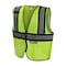 Dewalt Hi-Vis Economy Vest w/Contrasting Trim 4XL Class 2 , Zipper Closure 1 Mic Tab DSV221-4X - alternate 1