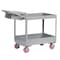 Little Giant Welded Deep Shelf Order Picking Cart, 3600 lb Load Capacity, 2 Shelves, 52 in L, 24 1/4 in W DS2436X66PYWSP - alternate 1