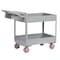 Little Giant Welded Deep Shelf Order Picking Cart, 3600 lb Load Capacity, 2 Shelves, 52 in L, 24 1/4 in W DS2436X66PYWSP - alternate 3