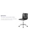 Flash Furniture Contemporary Chair, 18" to 23", Black DS-512B-BK-GG - alternate 4
