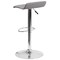 Flash Furniture Gray Vinyl Barstool, Adj Height DS-801B-GY-GG - alternate 3