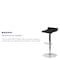Flash Furniture Black Vinyl Barstool, Adj Height, Seat Height Range: 22-3/4" to 31-1/4" DS-801-CONT-BK-GG - alternate 8