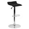 Flash Furniture Black Vinyl Barstool, Adj Height, Seat Height Range: 22-3/4" to 31-1/4" DS-801-CONT-BK-GG - alternate 2