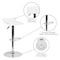 Flash Furniture White Vinyl Barstool, Adj Height DS-801-CONT-WH-GG - alternate 5