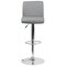 Flash Furniture Gray Vinyl Barstool, Adj Height DS-8101B-GY-GG - alternate 10