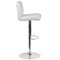 Flash Furniture White Vinyl Barstool, Adj Height, Seat Height Range: 26-1/4" to 34-1/2" DS-8101B-WH-GG - alternate 10