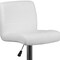 Flash Furniture White Vinyl Barstool, Adj Height, Seat Height Range: 26-1/4" to 34-1/2" DS-8101B-WH-GG - alternate 7