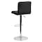 Flash Furniture Black Quilted Vinyl Barstool, Adj Height, Weight Capacity: 330 lb. DS-810-MOD-BK-GG - alternate 5