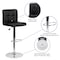 Flash Furniture Black Quilted Vinyl Barstool, Adj Height, Weight Capacity: 330 lb. DS-810-MOD-BK-GG - alternate 2