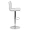 Flash Furniture White Quilted Vinyl Barstool, Adj Height, Frame Material: Metal DS-810-MOD-WH-GG - alternate 10