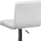 Flash Furniture White Quilted Vinyl Barstool, Adj Height, Frame Material: Metal DS-810-MOD-WH-GG - alternate 8