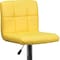 Flash Furniture Yellow Quilted Vinyl Barstool, Adj Height, Frame Material: Metal DS-810-MOD-YEL-GG - alternate 3