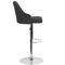 Flash Furniture Chair, Trieste, Adj Barstool, Black Fabric DS-8121A-BLK-F-GG - alternate 5