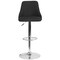 Flash Furniture Chair, Trieste, Adj Barstool, Black Fabric DS-8121A-BLK-F-GG - alternate 6