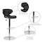 Flash Furniture Black Vinyl Barstool, Adj Height, Seat Height Range: 24" to 32-1/2" DS-815-BK-GG - alternate 5