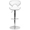 Flash Furniture White Vinyl Barstool, Adj Height DS-815-WH-GG - alternate 10
