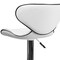 Flash Furniture White Vinyl Barstool, Adj Height DS-815-WH-GG - alternate 7